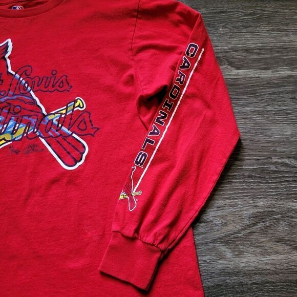 MLB Genuine Merchandise St. Louis Cardinals Graphic Long Sleeved Tee Shirt Large - Picture 2 of 7